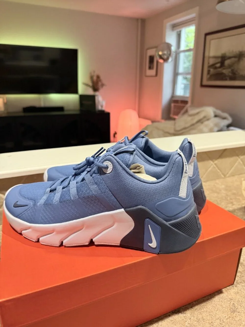 Nike Free Metcon 7 Training Shoes – Indigo Storm / Football Grey – NIB Size 12.5